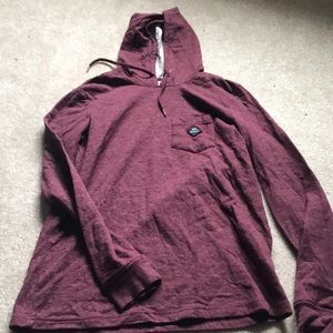 Rvca burgundy men’s shirt